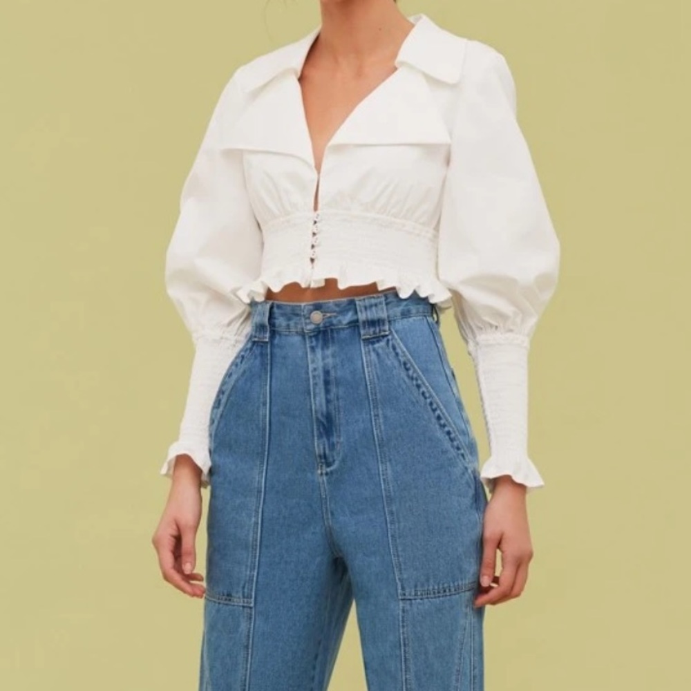 C/MEO RUNNING OUT TOP BLOUSE